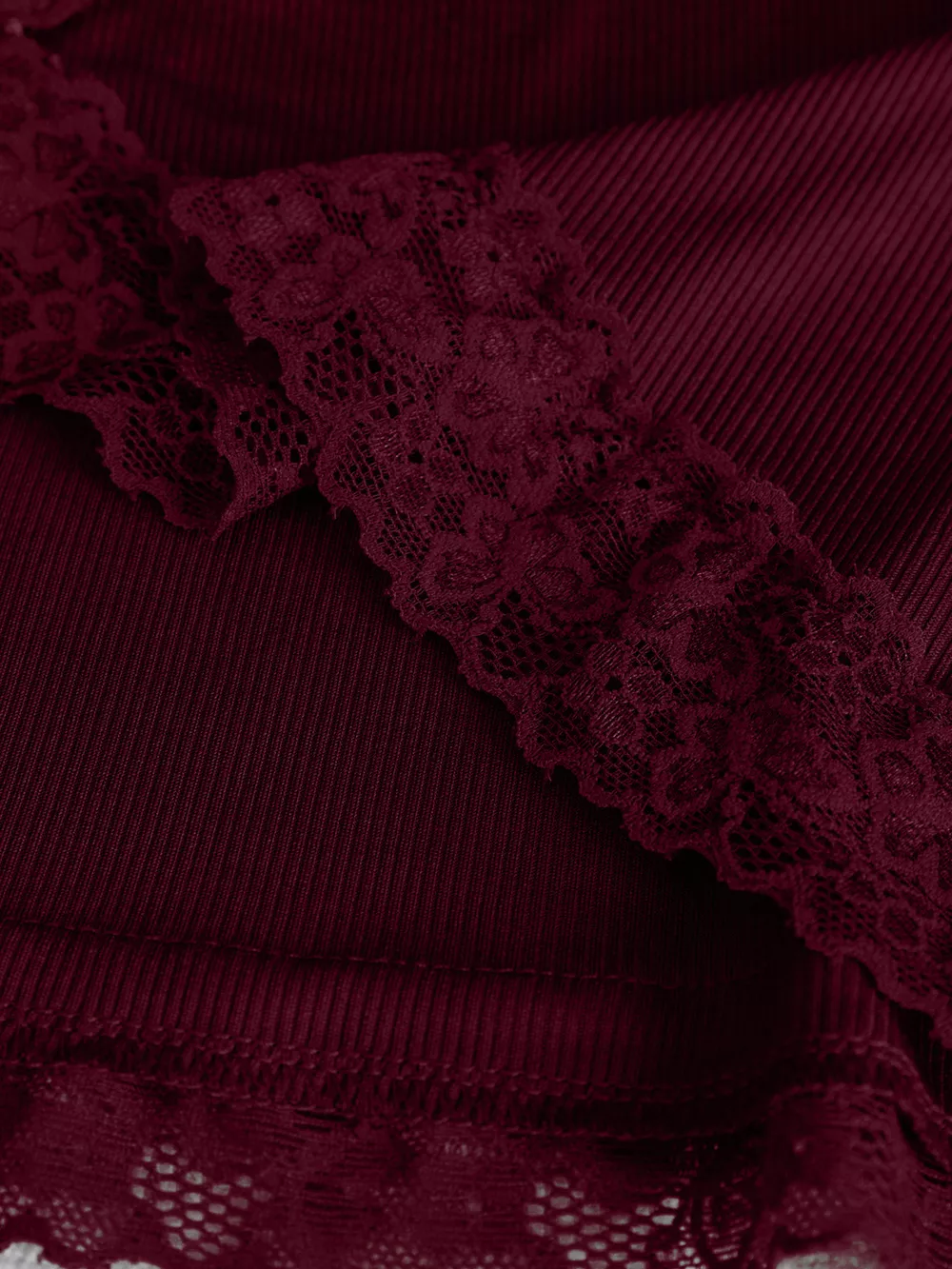 Lace Trim Flare Sleeve Blouse, image 16