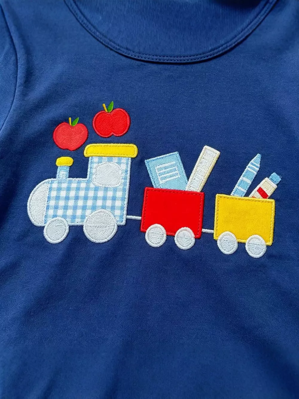Children's Embroidered Round Neck Tee and Shorts Set, image 5
