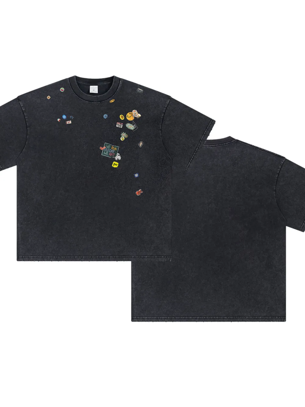 Men's Round Neck Oversized T-Shirt, image 2