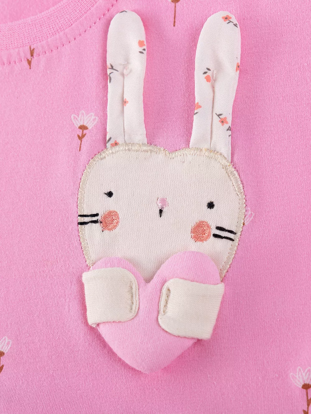 Children's Bunny Applique Casual Dress, image 4