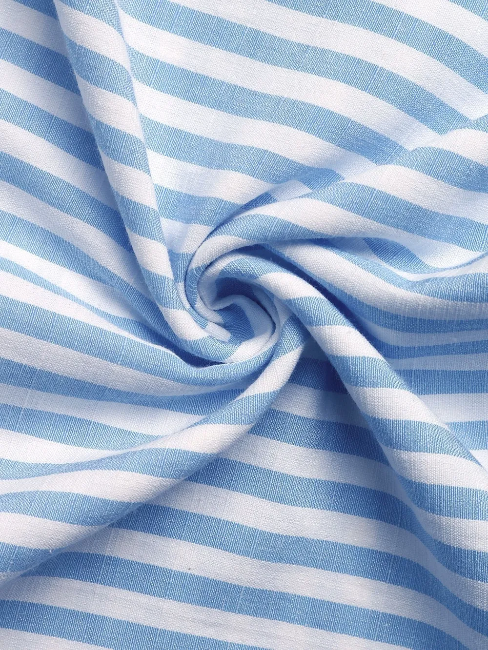 Striped Oversized Button-Up Shirt, image 6