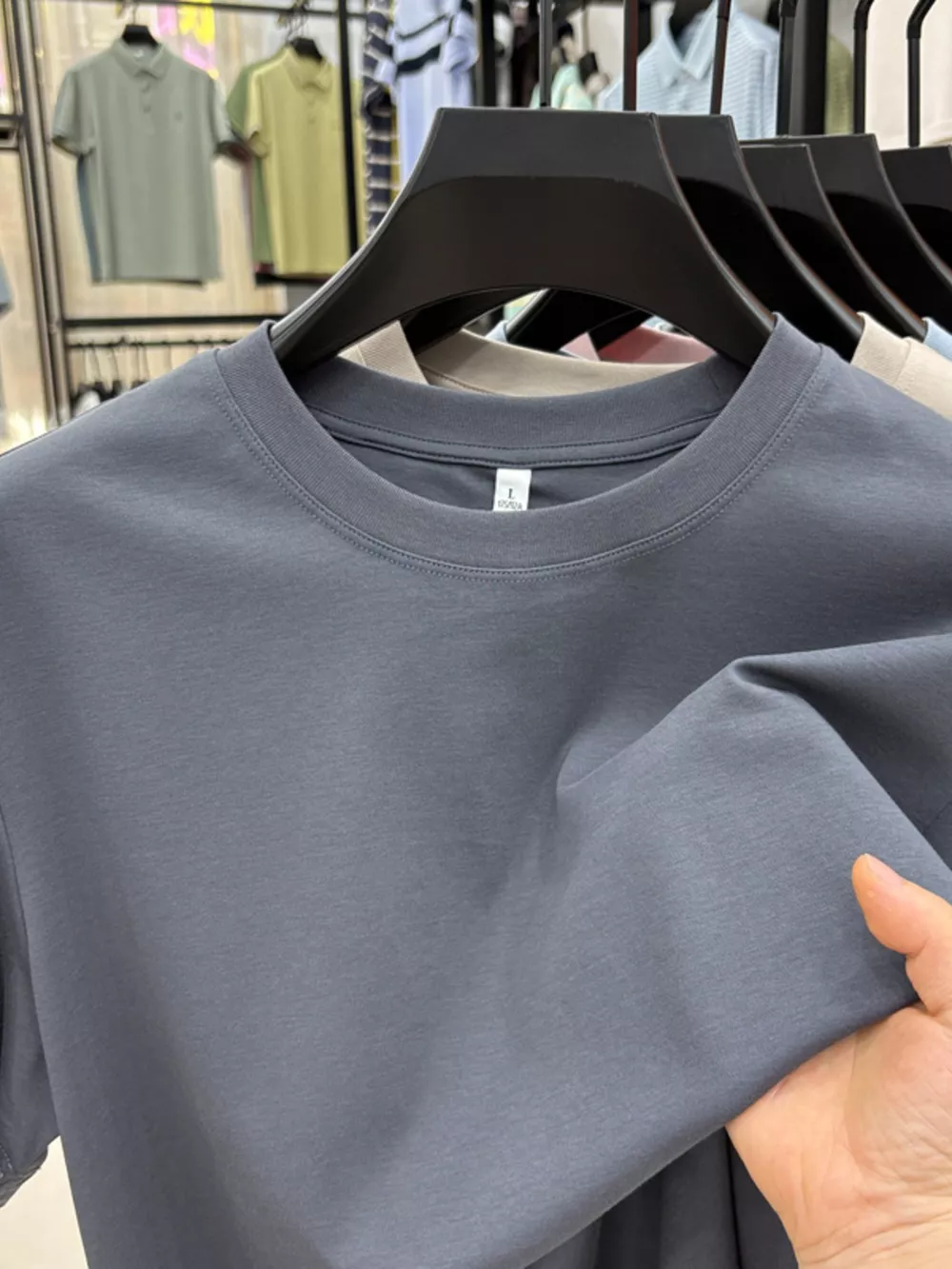 Men's Plus Size Short Sleeve Crew Neck T-Shirt, image 3