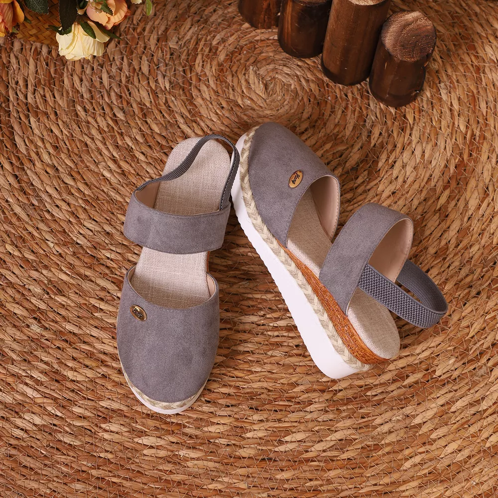 Espadrille Wedge Sandals with Ankle Strap, image 12