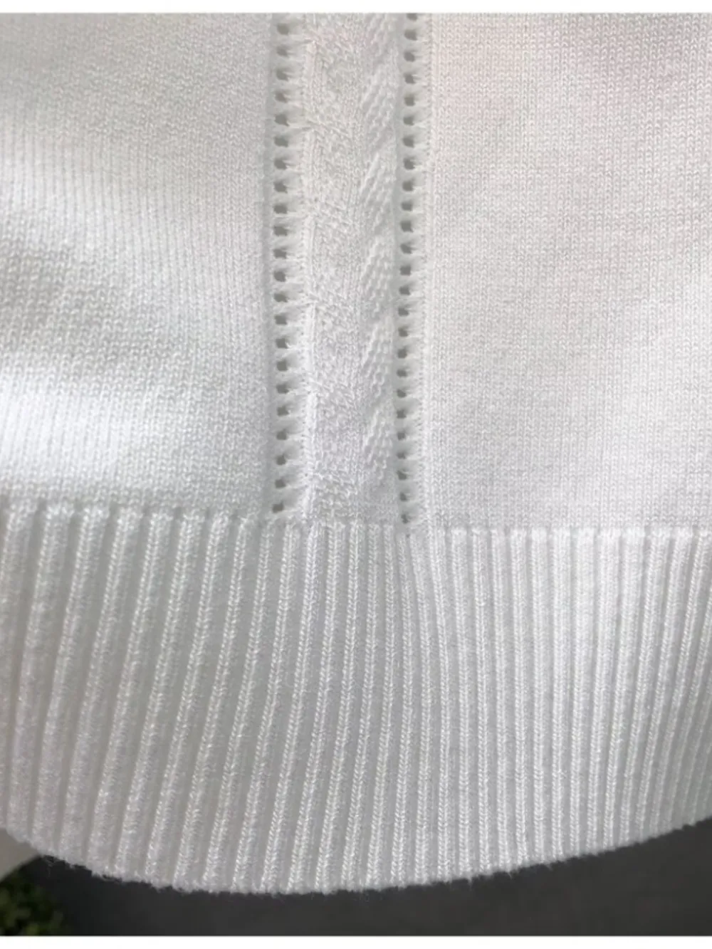 Men's Full Size Short Sleeve Ribbed Knit Polo Plus Size, image 11