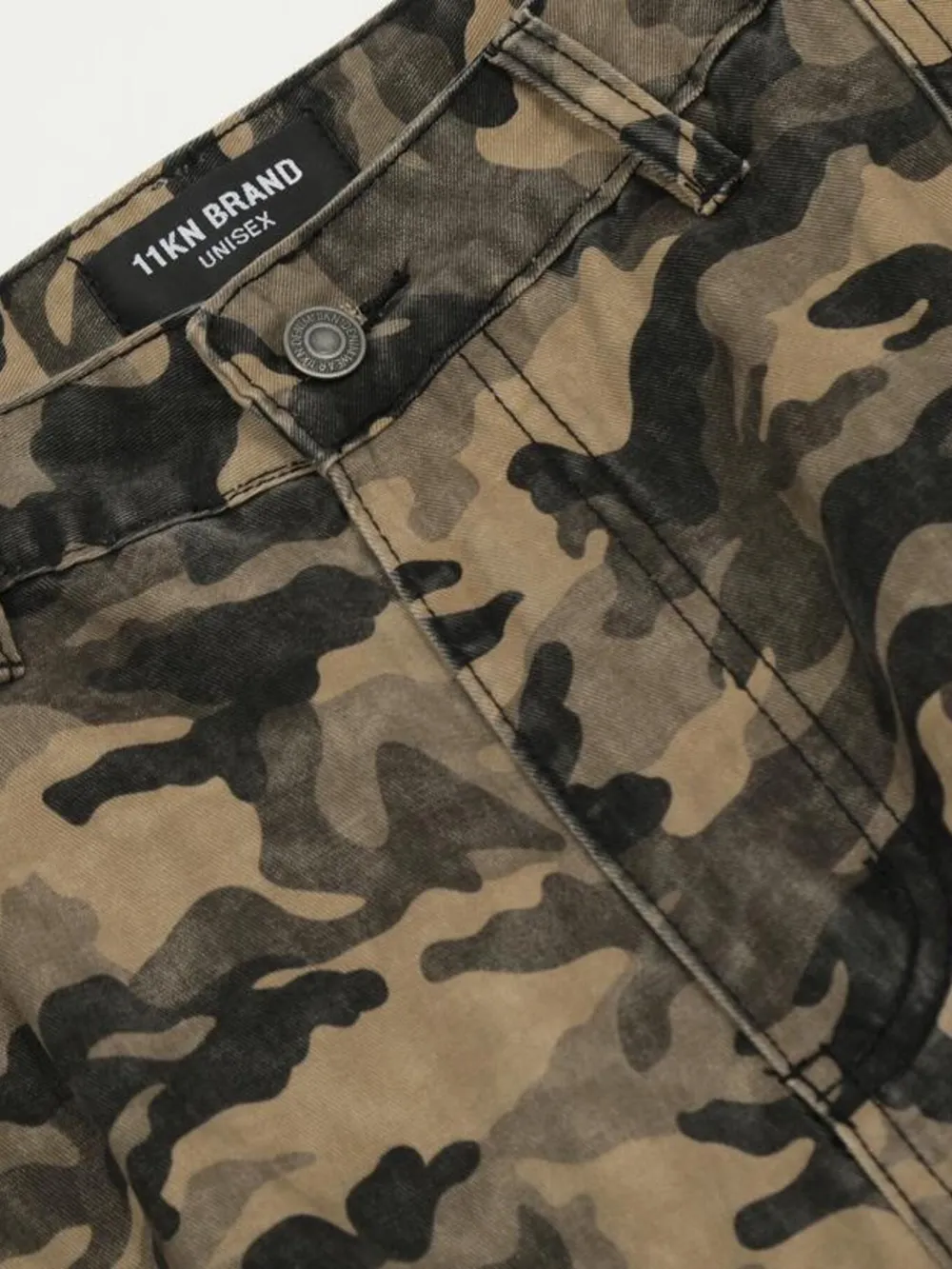 Men's Camouflage Cargo Jeans, image 13
