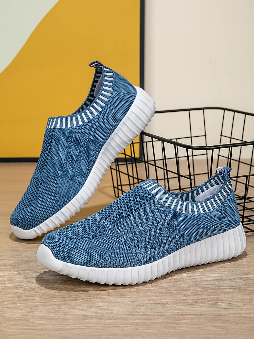 Breathable Knit Slip-On Athletic, image 3