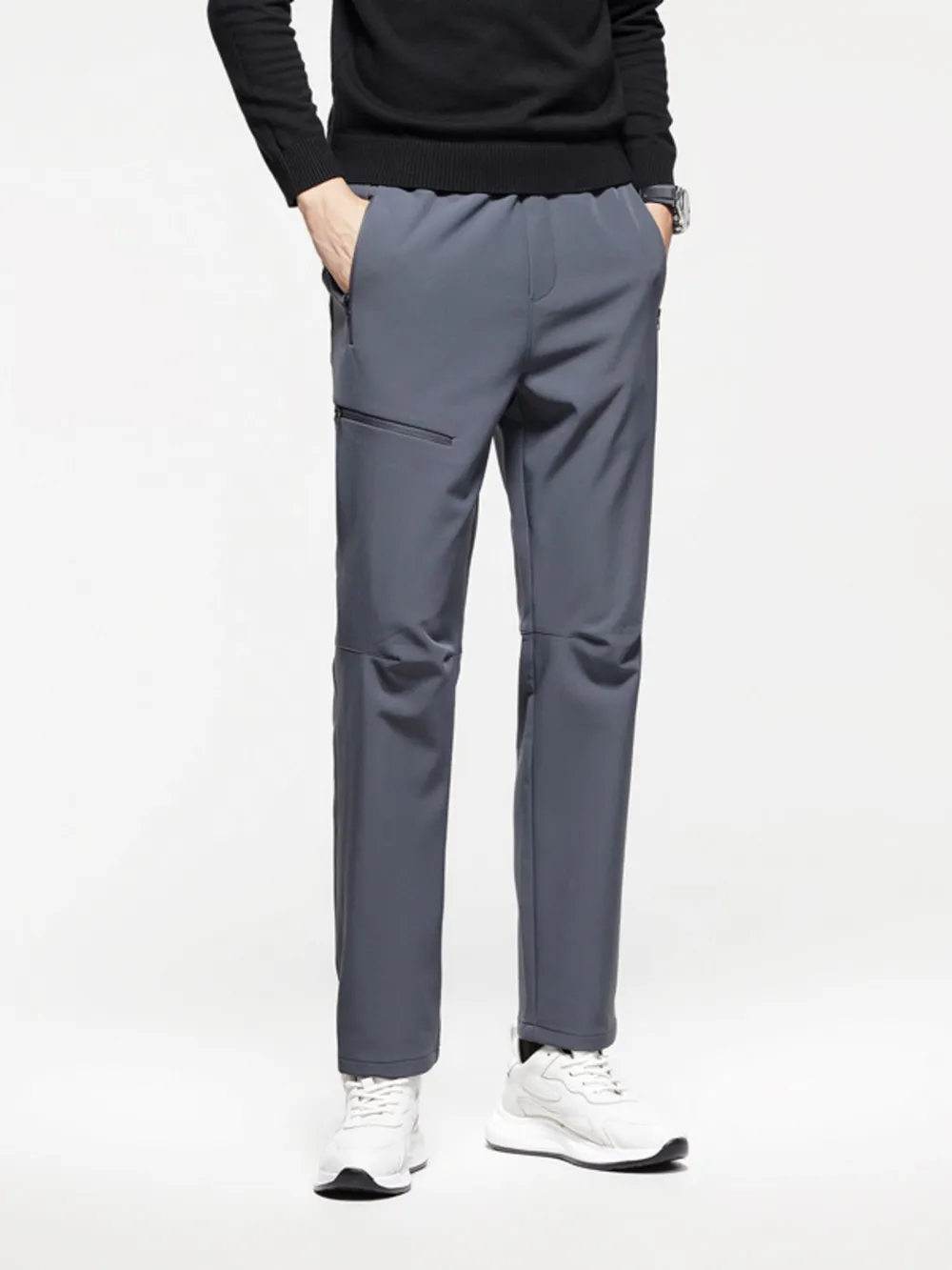 Men's Plus Size Casual Straight-Leg Pants, image 2
