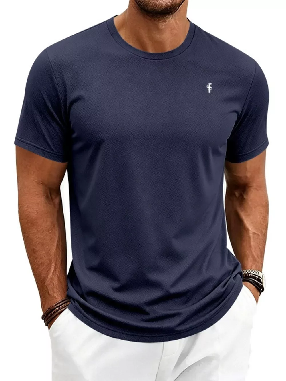 Men's Full Size Classic Fit Crew Neck T-Shirt Plus Size, image 10
