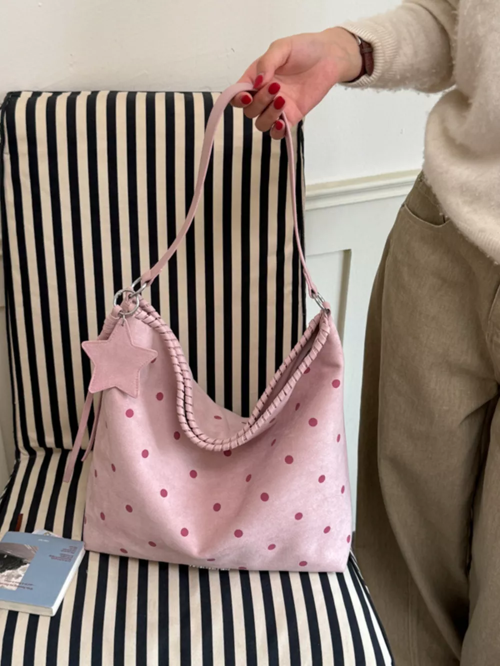Polka Dot Shoulder Bag, image 3