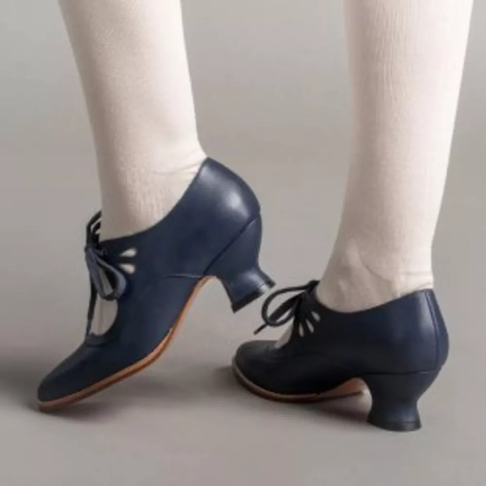 Point Toe Block Heel Shoes, image 4