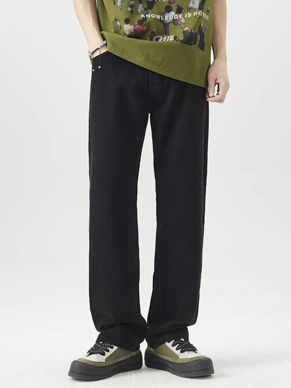 Men's Wide Leg Jeans