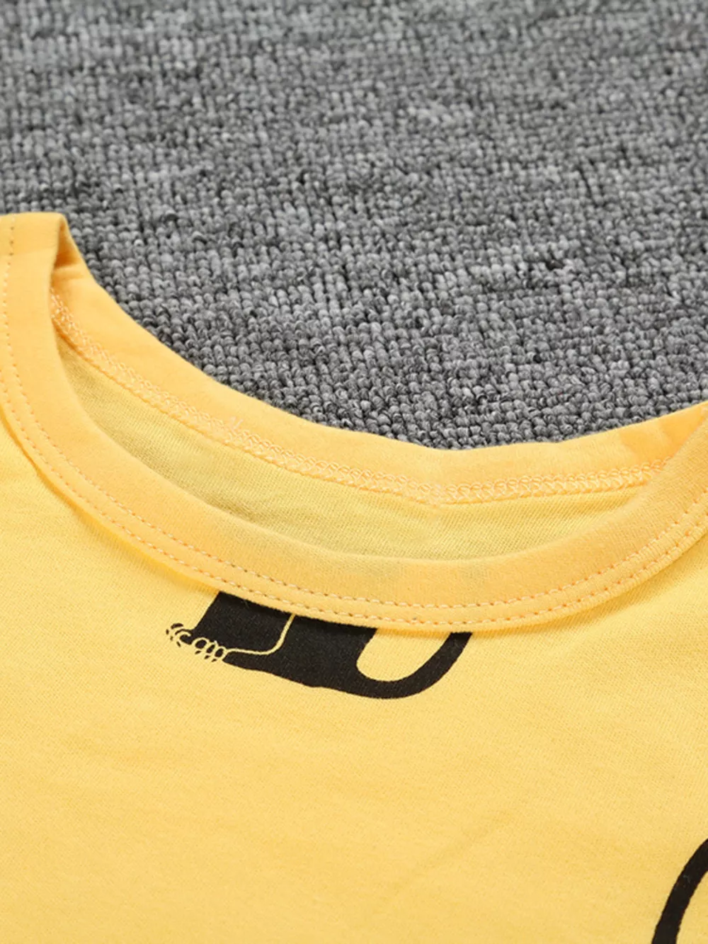 Children's Cute Cat Print Long Sleeve Top and Pants Set, image 6