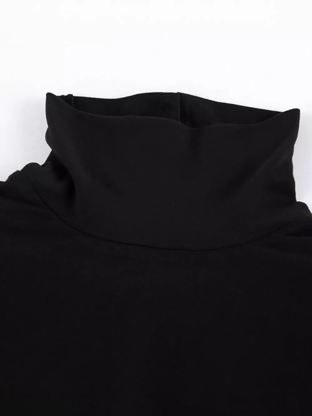 Backless Turtleneck Long Sleeve Bodycon Maxi Dress, image 10