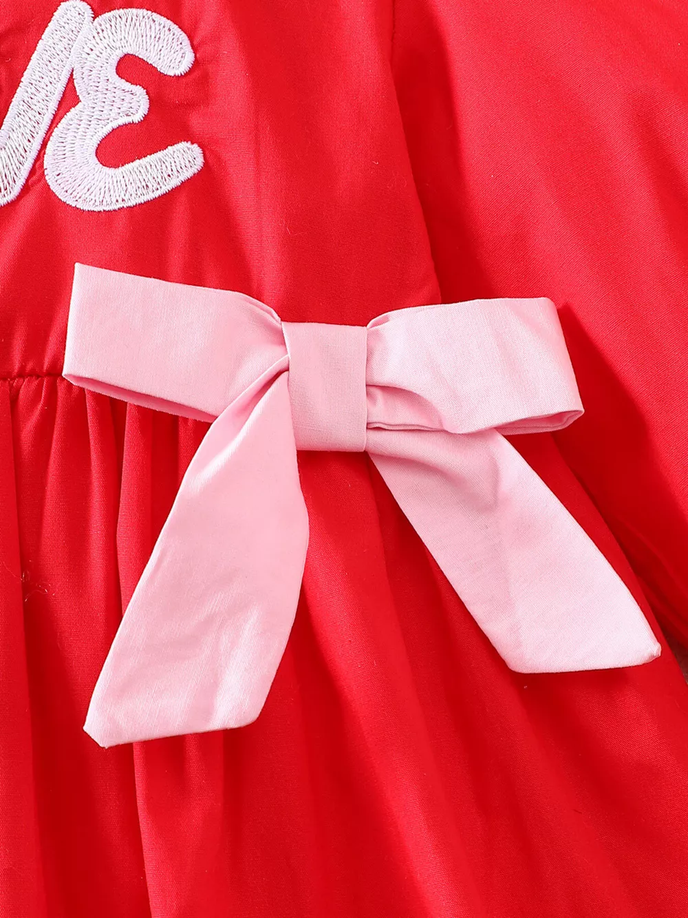 Children's Bow Long Sleeve Dress, image 3