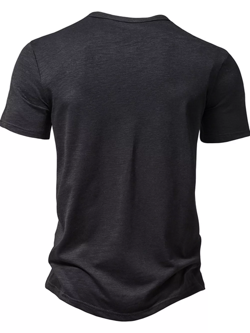 Men's Casual Button Detail T-Shirt, image 8