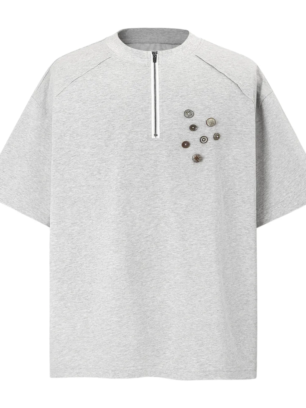 Men's Quarter-Zip Short Sleeve T-Shirt, image 2