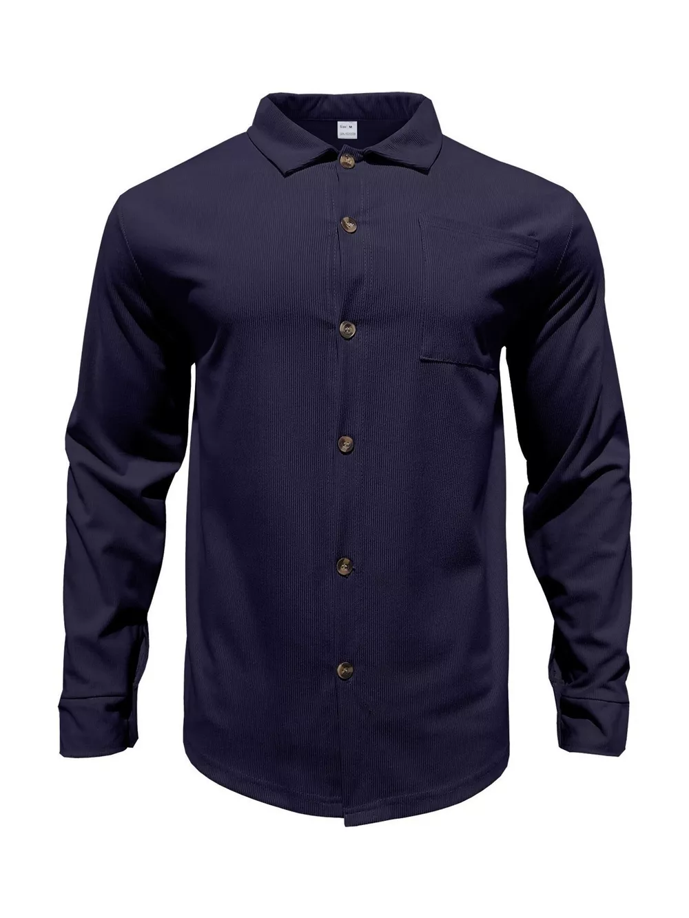 Men's Full Size Button Up Long Sleeve Shirt and Pants Set Plus Size, image 4