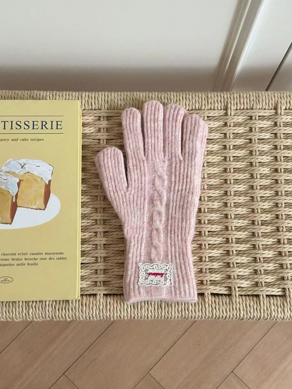 Cable Knit Warm Gloves, image 16