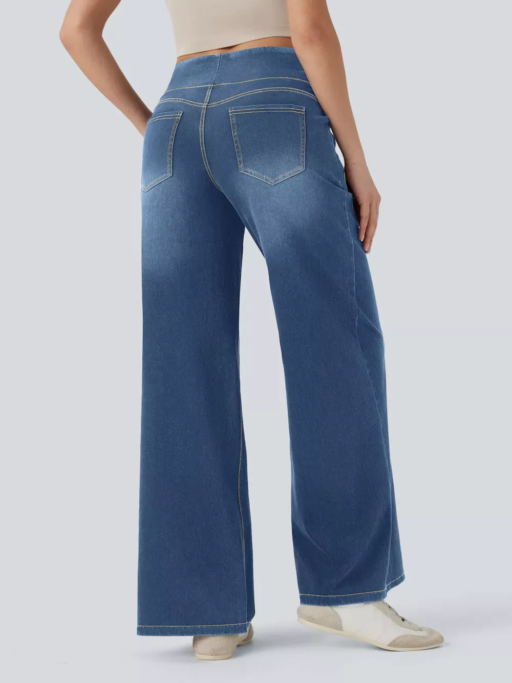 High-Waisted Wide Leg Jeans, image 5