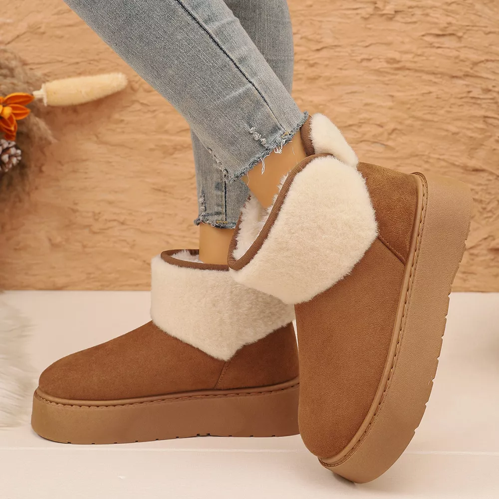 Round Toe Platform Boots, image 5