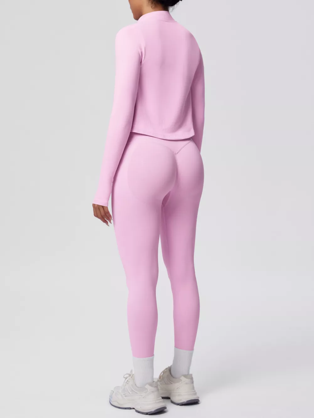 Tank & Zip-Up Jacket and Leggings Three-Piece Active Set, image 36