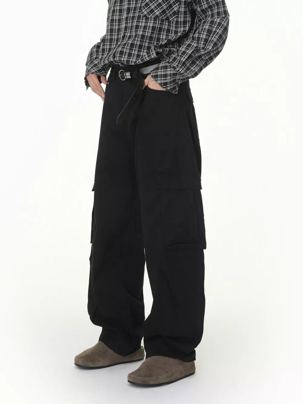 Men's Loose-Fit Cargo Jeans, image 7