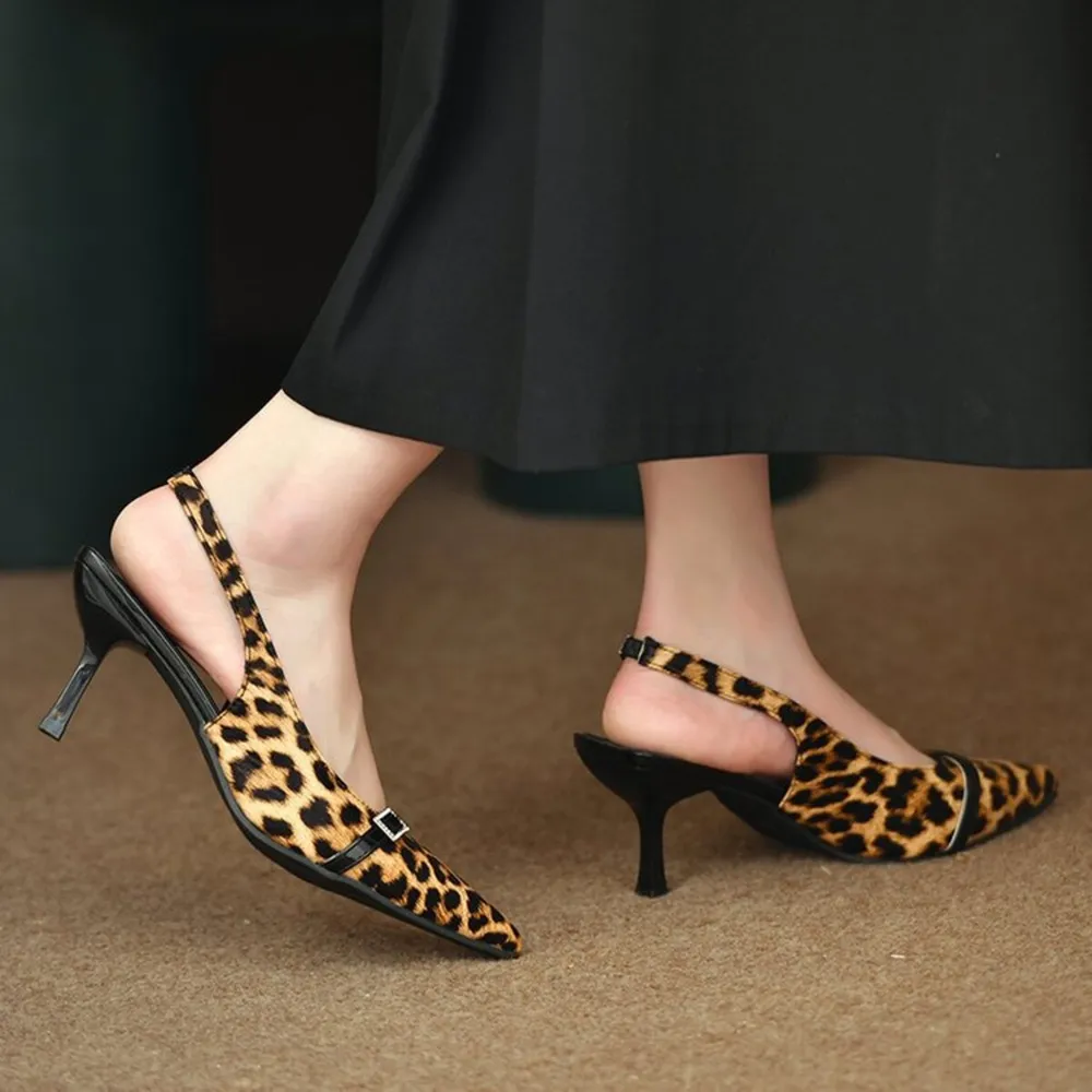 Pointed Toe Slingback Pumps, image 23