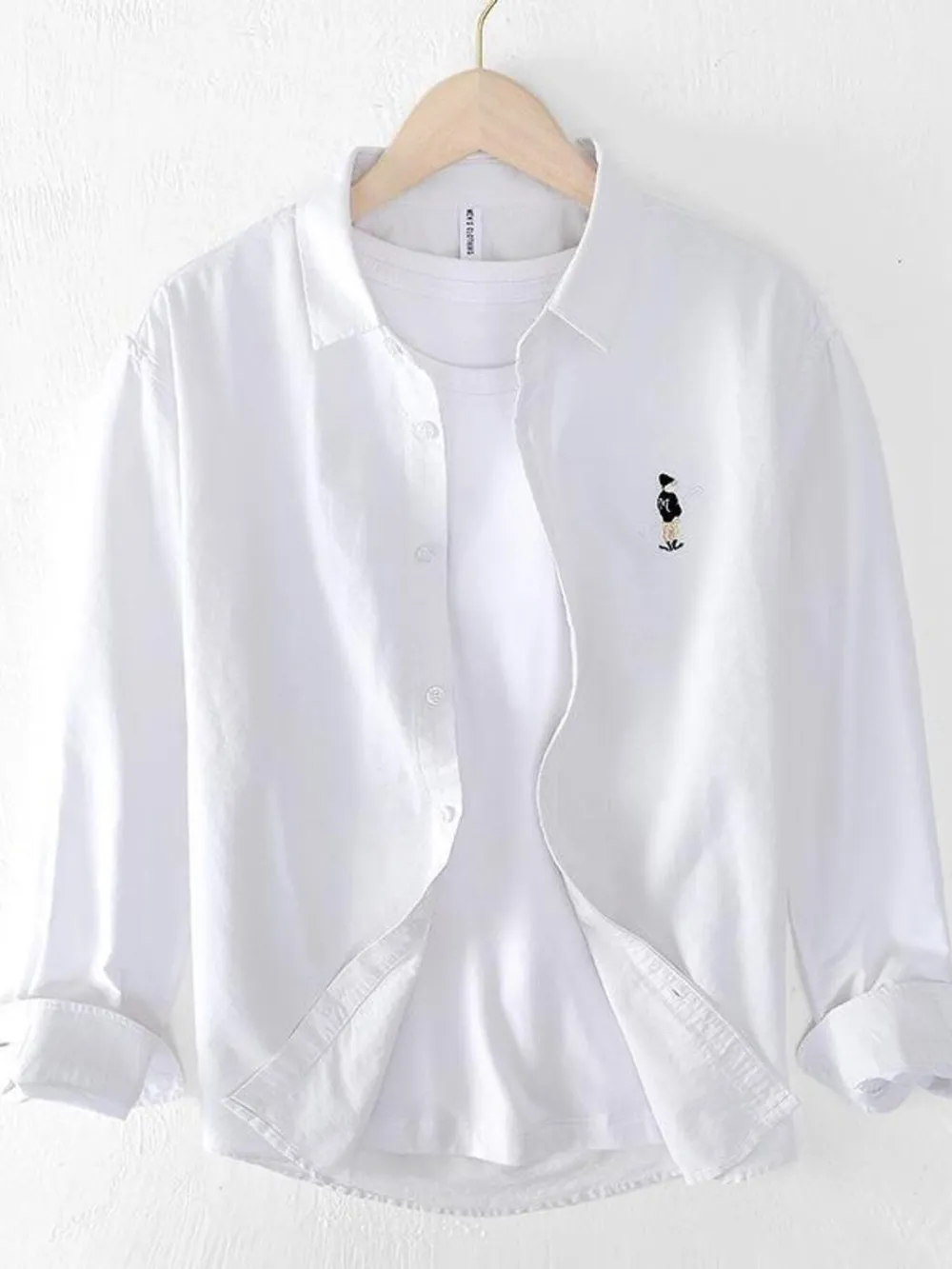 Men's Button Up Long Sleeve Shirt, image 10