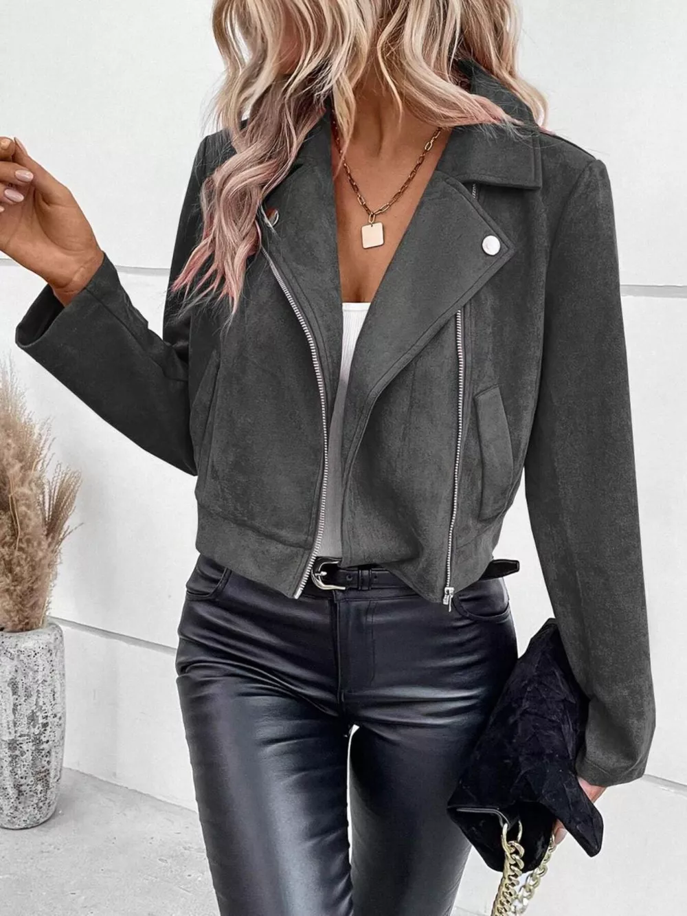 Zip Up Cropped Jacket, image 8