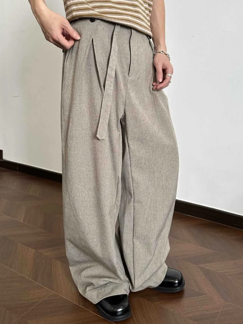 Men's Wide Leg Pants, image 2