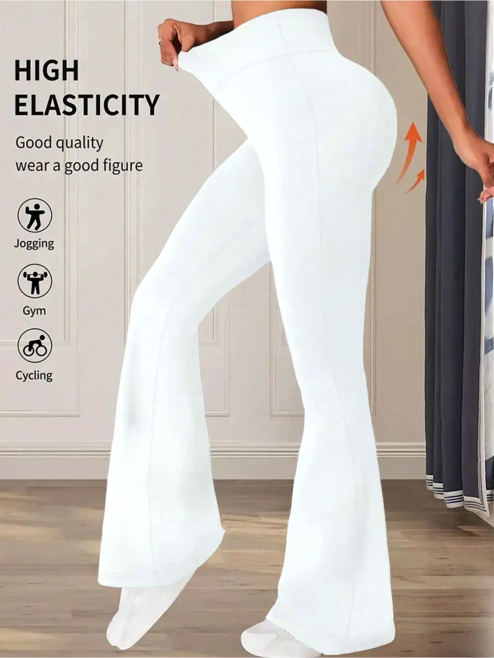 High Waist Flare Pants, image 9