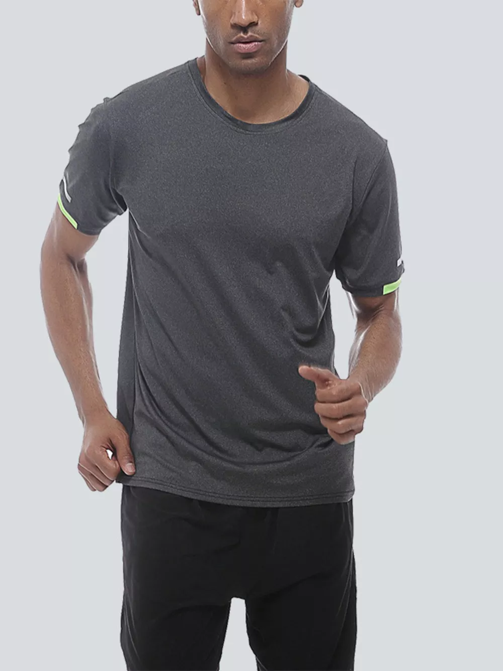 Men's Round Neck Quick-Dry Active T-Shirt, image 2