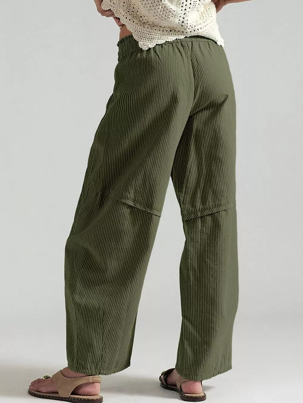 Drawstring Corduroy Pants, image 5