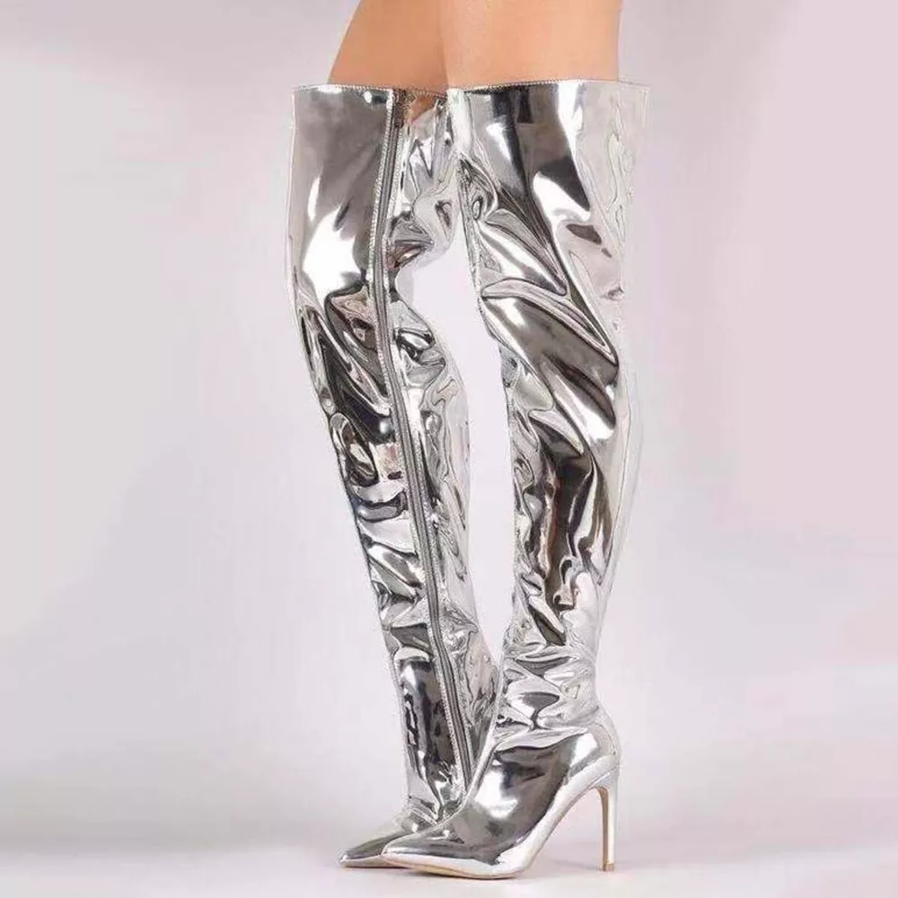 Point Toe Stiletto Boots, image 4