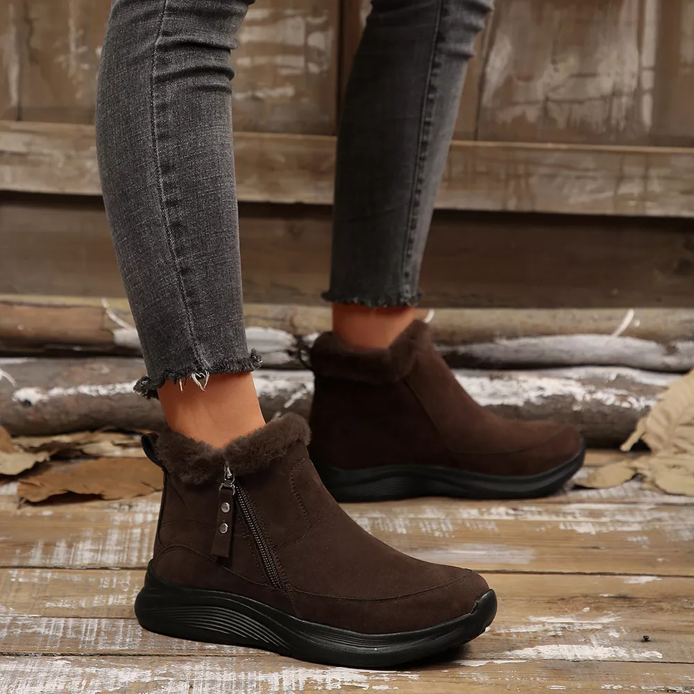 Round Toe Side Zip Boots, image 11