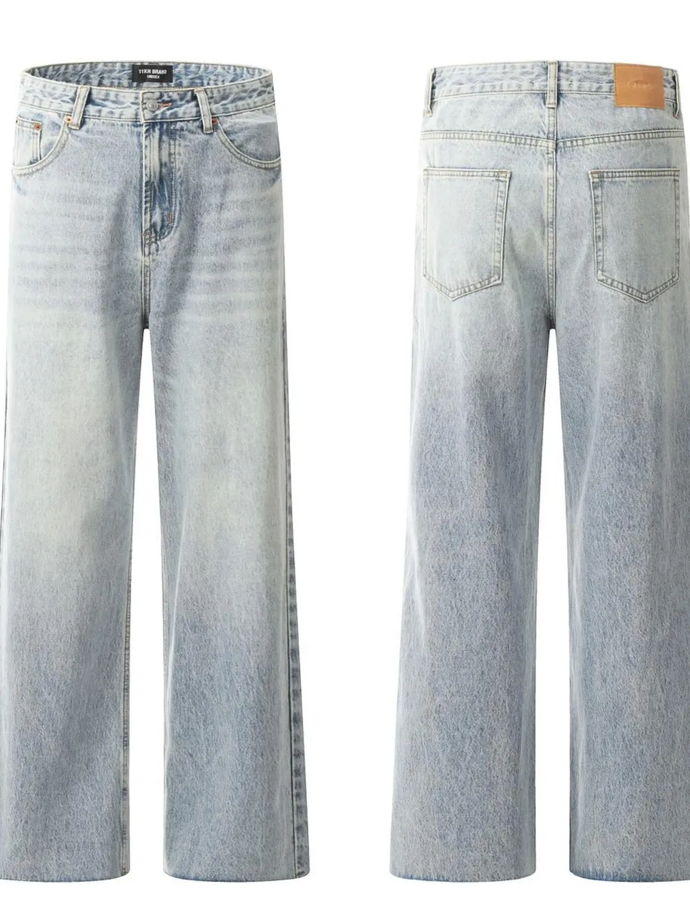 Men's Wide Leg Jeans, image 4