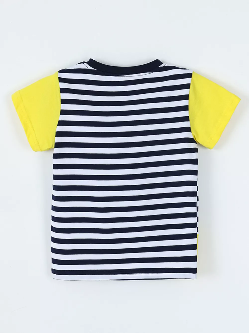 Children's Giraffe Embroidered Striped T-Shirt, image 5