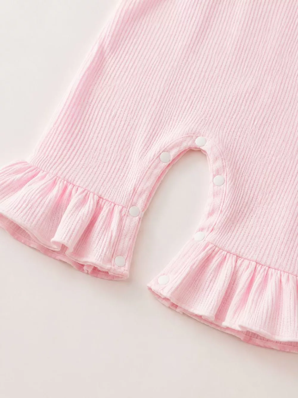 Children's 'My 1st Christmas' Ribbed Ruffle Jumpsuit and Headband Set, image 6