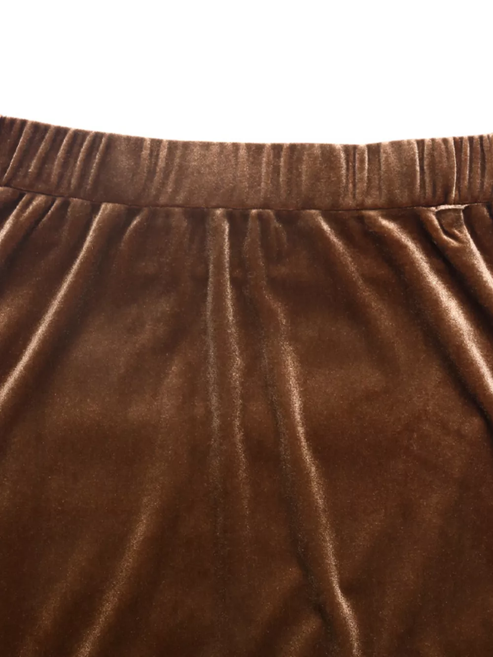 Velvet Tiered Midi Skirt, image 4
