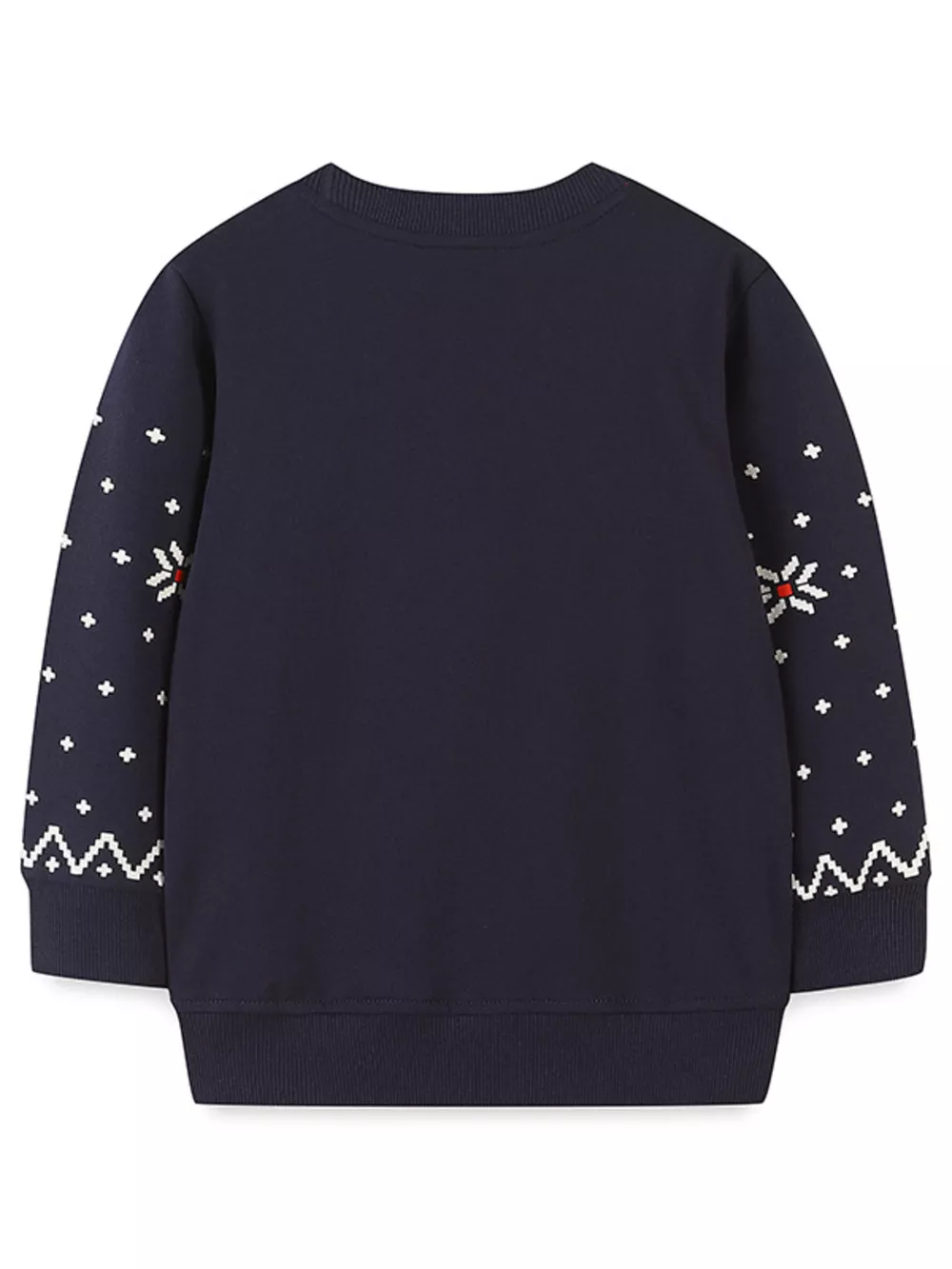 Children's Christmas Reindeer & Santa Round Neck Sweatshirt, image 2