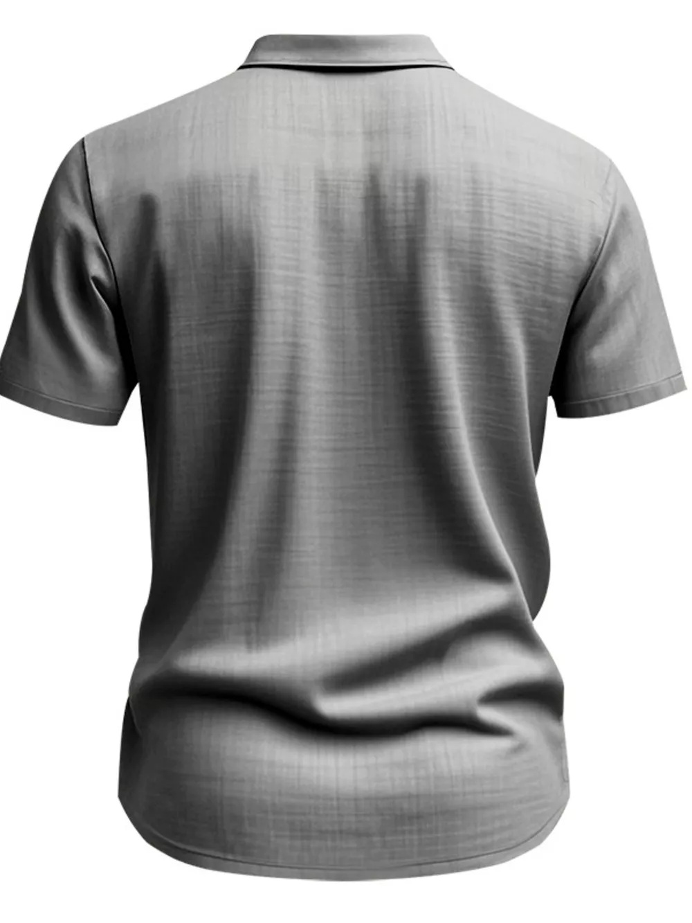 Men's Full Size Short Sleeve Shirt with Pockets Plus Size, image 7