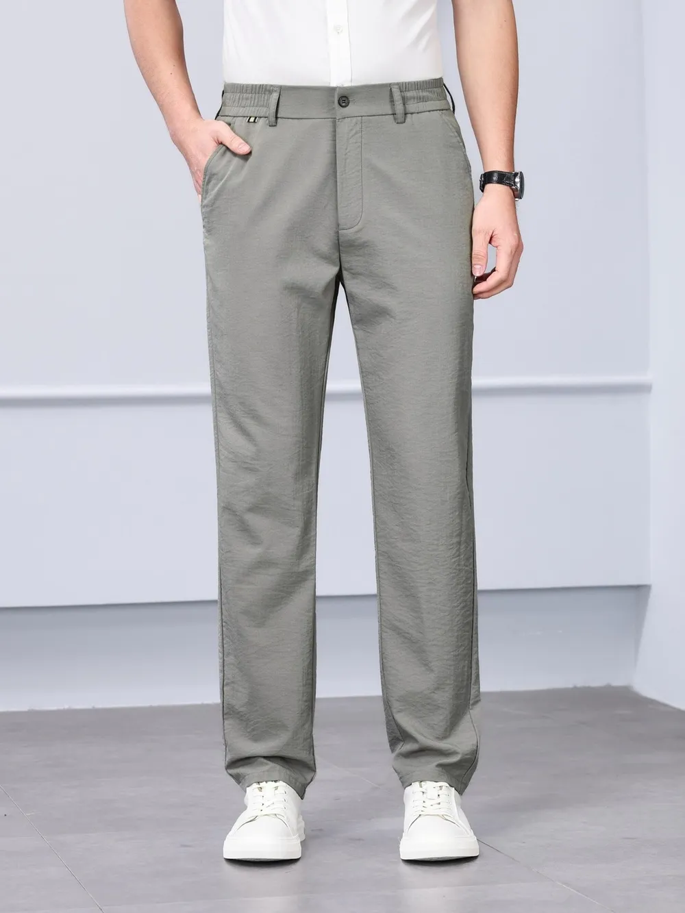 Men's Plus Size Classic Fit Dress Pants, image 4