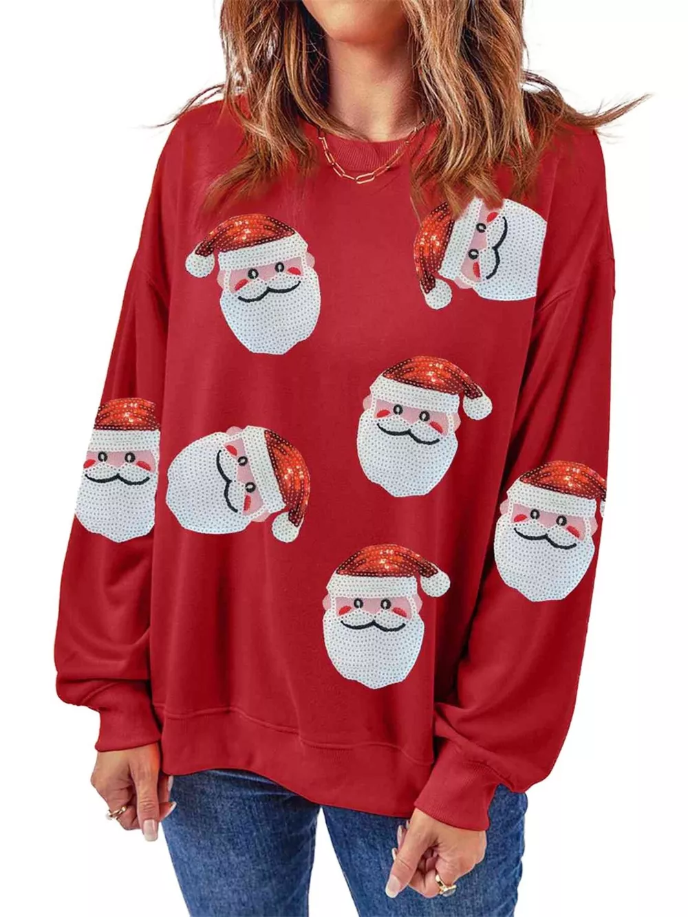 Santa Claus Oversized Sweatshirt, image 4