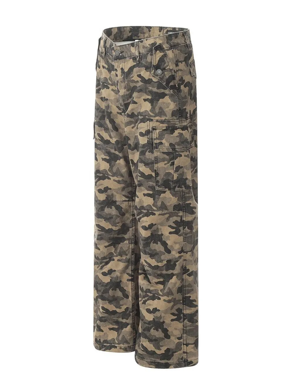 Men's Camouflage Cargo Jeans, image 2