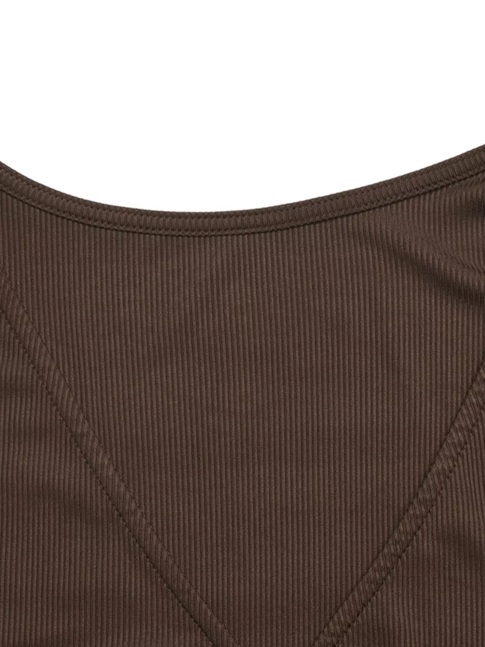 Metal Buckle Detail Surplice T-Shirt, image 9