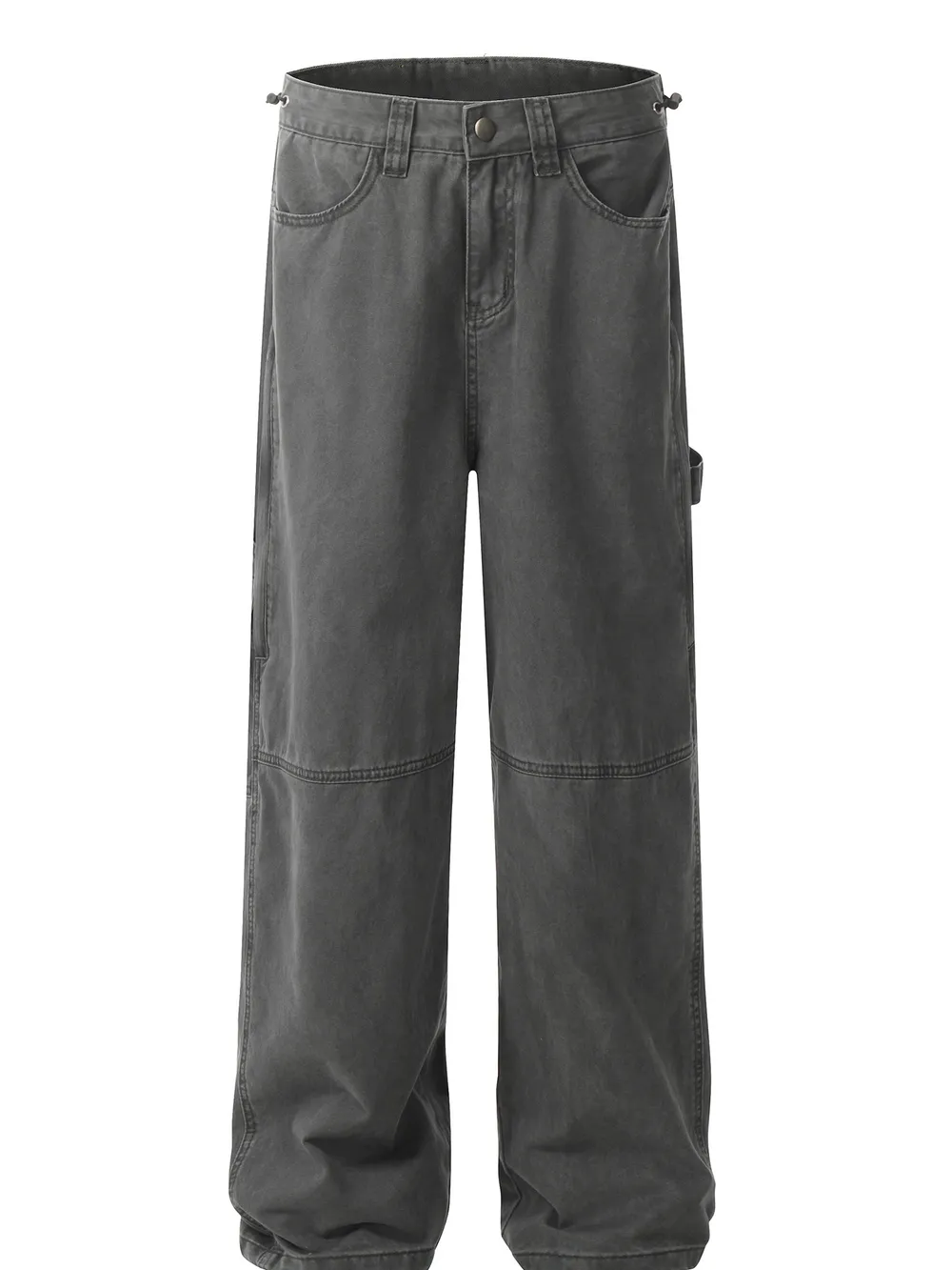 Men's Cargo Wide-Leg Jeans, image 2
