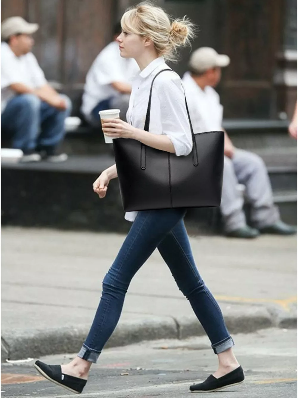 PU Leather Tote Bag