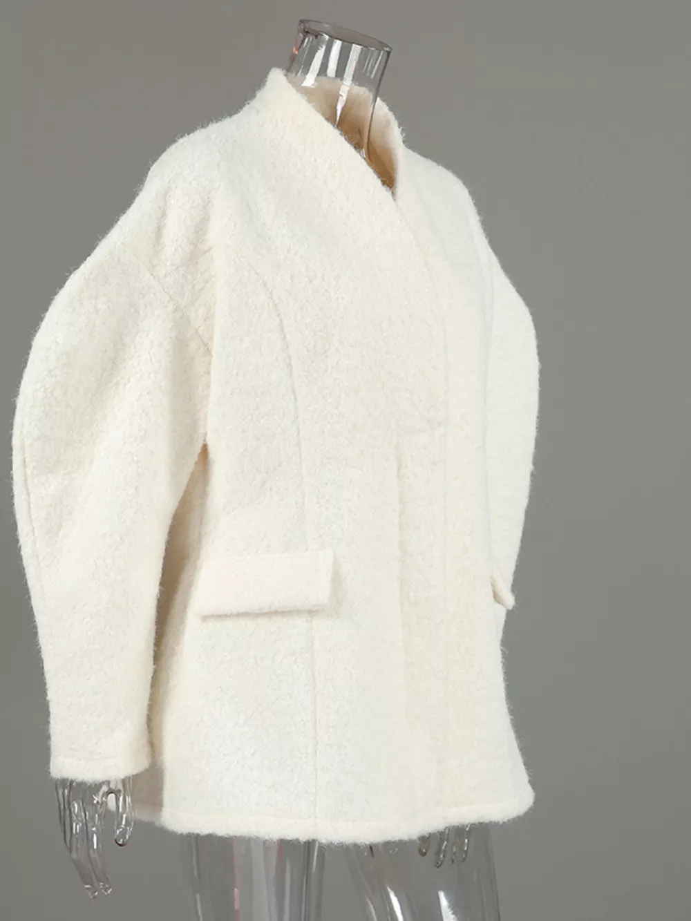 Wool-Blend Leg-of-Mutton Sleeves Outerwear, image 10