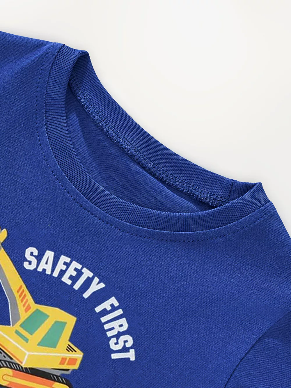 Children's Cartoon Construction Vehicle Graphic Tee, image 3