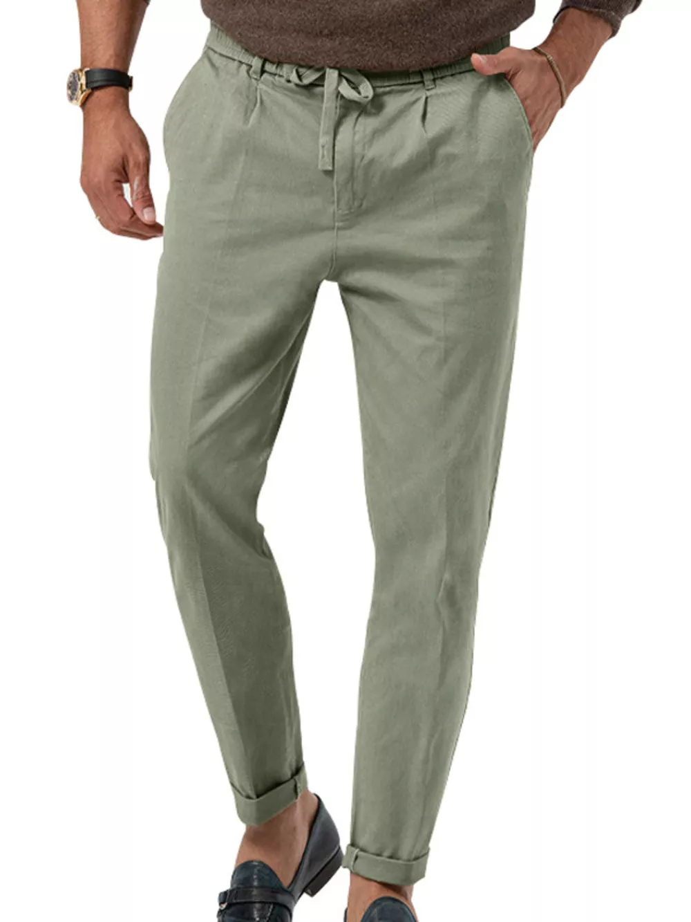 Men's Full Size Casual Drawstring Pants Plus Size, image 11